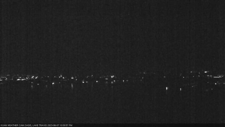 Lake Travis webcam, June 7, 2023 11:00 PM CT