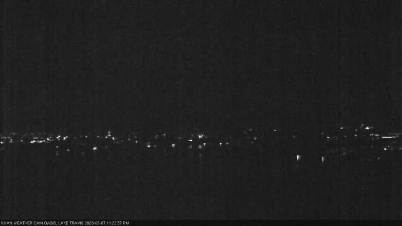 Lake Travis webcam, June 7, 2023 11:25 PM CT