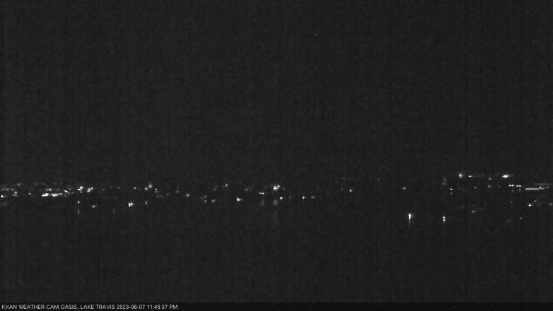 Lake Travis webcam, June 7, 2023 11:45 PM CT