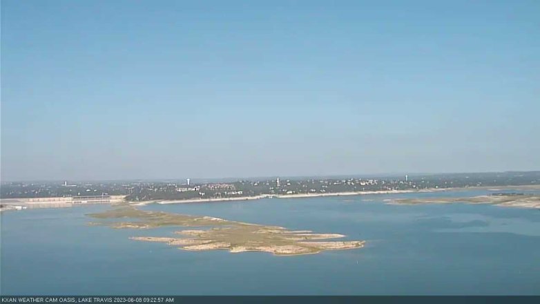 Lake Travis webcam, June 8, 2023 9:25 AM CT