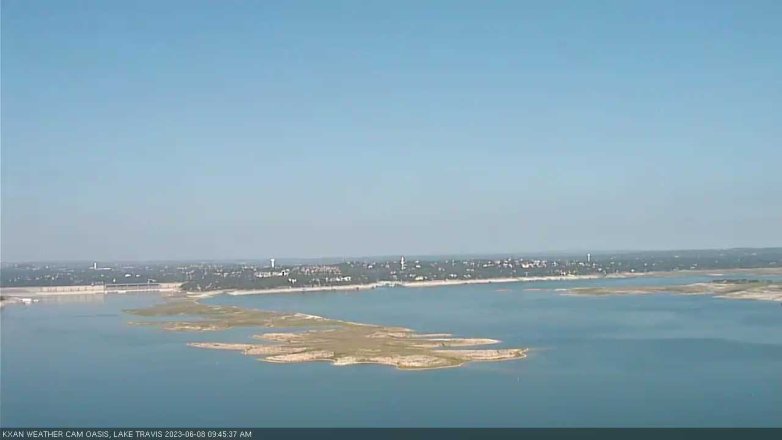 Lake Travis webcam, June 8, 2023 9:45 AM CT