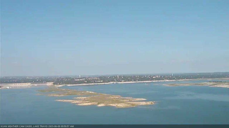 Lake Travis webcam, June 8, 2023 10:00 AM CT