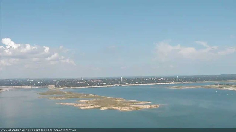 Lake Travis webcam, June 8, 2023 11:00 AM CT