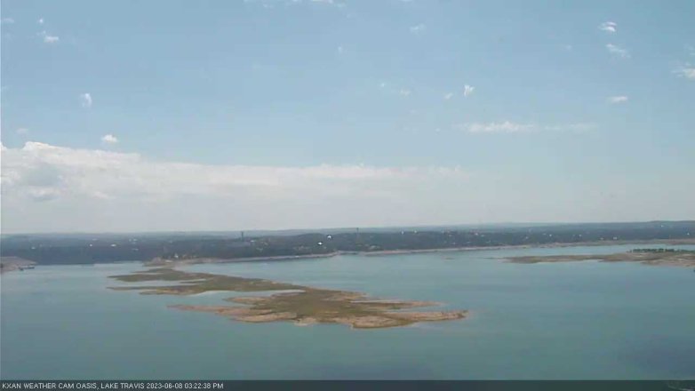 Lake Travis webcam, June 8, 2023 3:25 PM CT