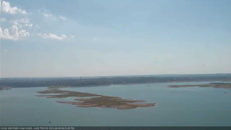 Lake Travis webcam, June 8, 2023 4:25 PM CT