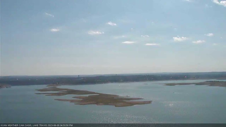 Lake Travis webcam, June 8, 2023 5:00 PM CT