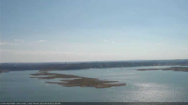 Lake Travis webcam, June 8, 2023 5:25 PM CT