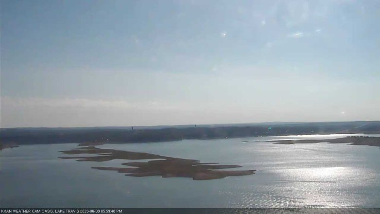 Lake Travis webcam, June 8, 2023 6:00 PM CT