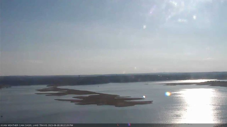 Lake Travis webcam, June 8, 2023 6:25 PM CT