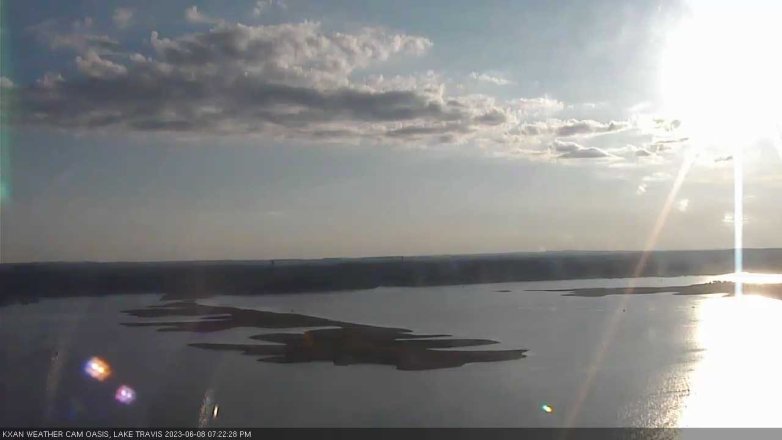 Lake Travis webcam, June 8, 2023 7:25 PM CT