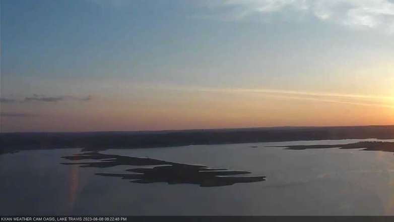 Lake Travis webcam, June 8, 2023 8:25 PM CT