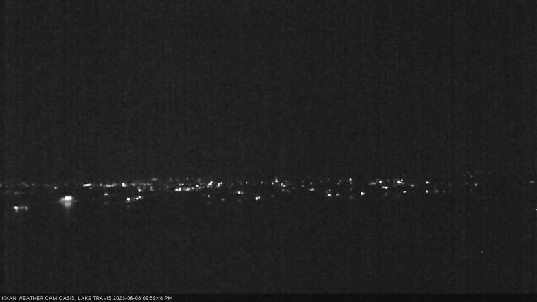 Lake Travis webcam, June 8, 2023 10:00 PM CT