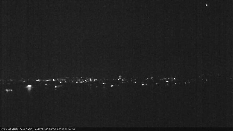 Lake Travis webcam, June 8, 2023 10:25 PM CT