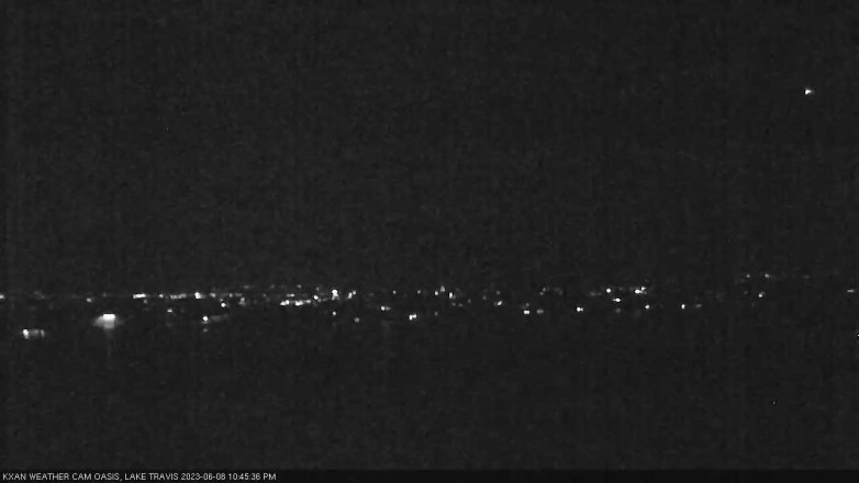 Lake Travis webcam, June 8, 2023 10:45 PM CT