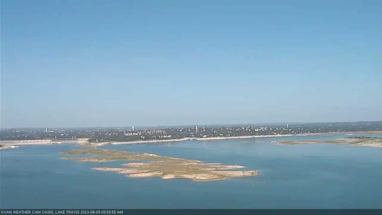 Lake Travis webcam, June 9, 2023 10:00 AM CT