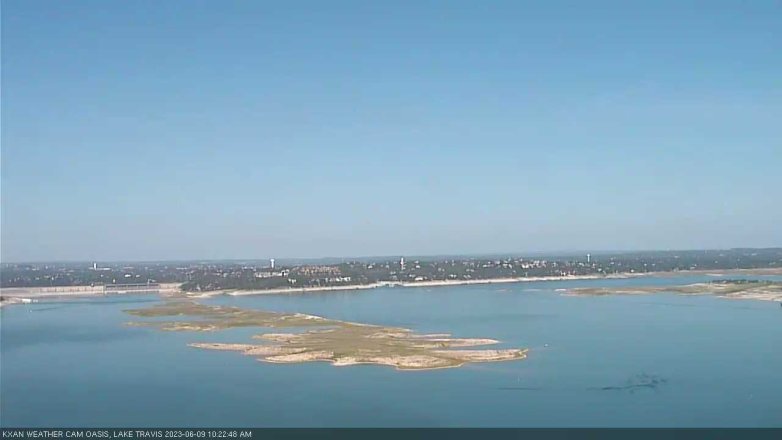 Lake Travis webcam, June 9, 2023 10:25 AM CT