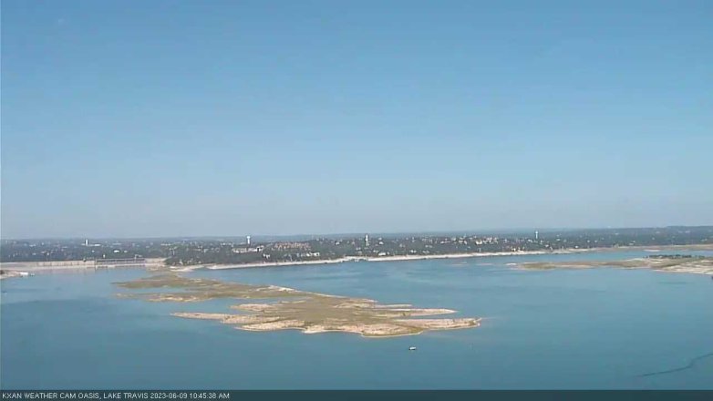 Lake Travis webcam, June 9, 2023 10:45 AM CT