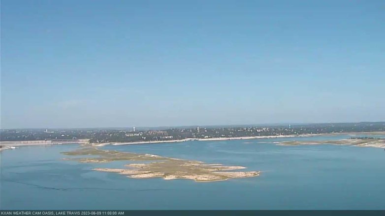 Lake Travis webcam, June 9, 2023 11:00 AM CT