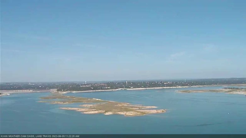 Lake Travis webcam, June 9, 2023 11:25 AM CT