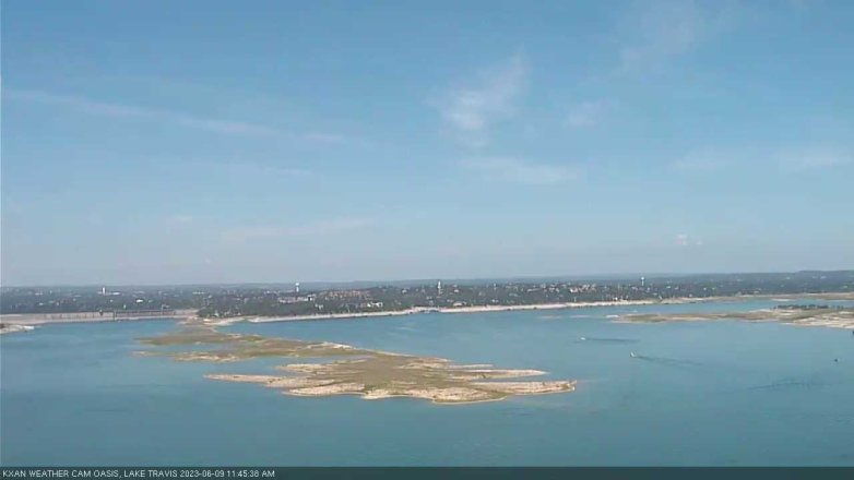 Lake Travis webcam, June 9, 2023 11:45 AM CT