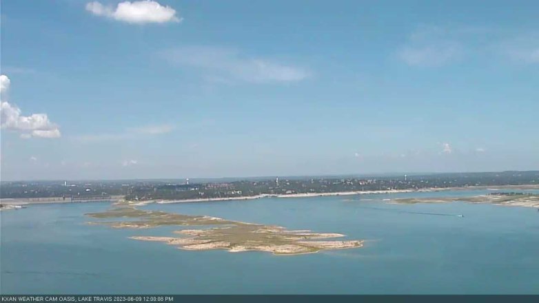 Lake Travis webcam, June 9, 2023 12:00 PM CT