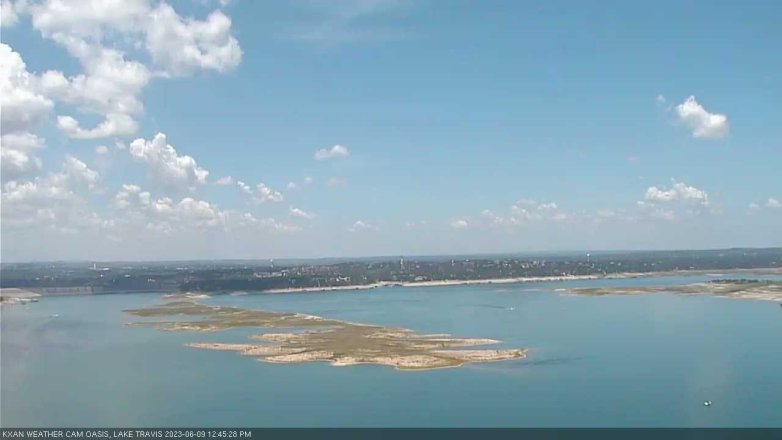 Lake Travis webcam, June 9, 2023 12:45 PM CT