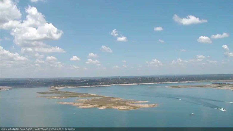 Lake Travis webcam, June 9, 2023 1:00 PM CT