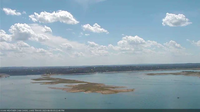 Lake Travis webcam, June 9, 2023 3:25 PM CT