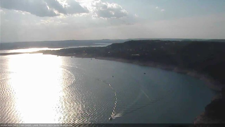 Lake Travis webcam, June 9, 2023 6:45 PM CT