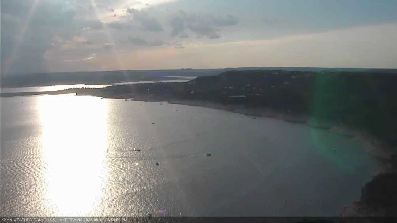 Lake Travis webcam, June 9, 2023 7:00 PM CT