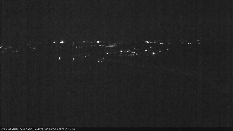 Lake Travis webcam, June 9, 2023 9:45 PM CT