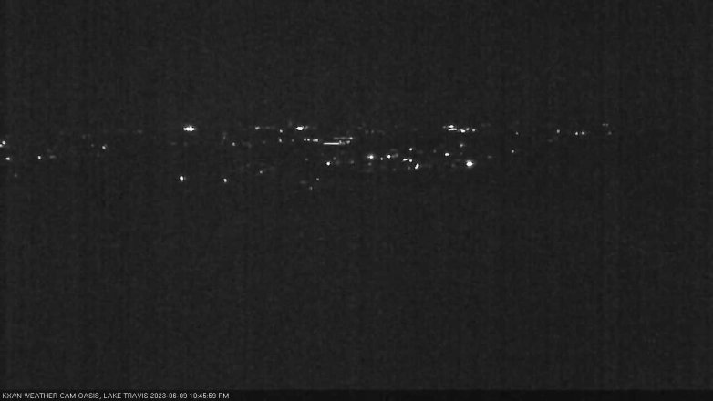 Lake Travis webcam, June 9, 2023 10:45 PM CT