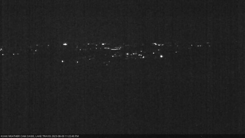 Lake Travis webcam, June 9, 2023 11:25 PM CT