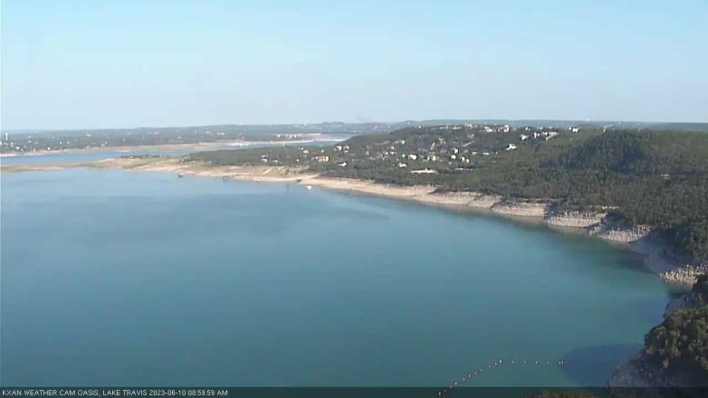 Lake Travis webcam, June 10, 2023 9:00 AM CT