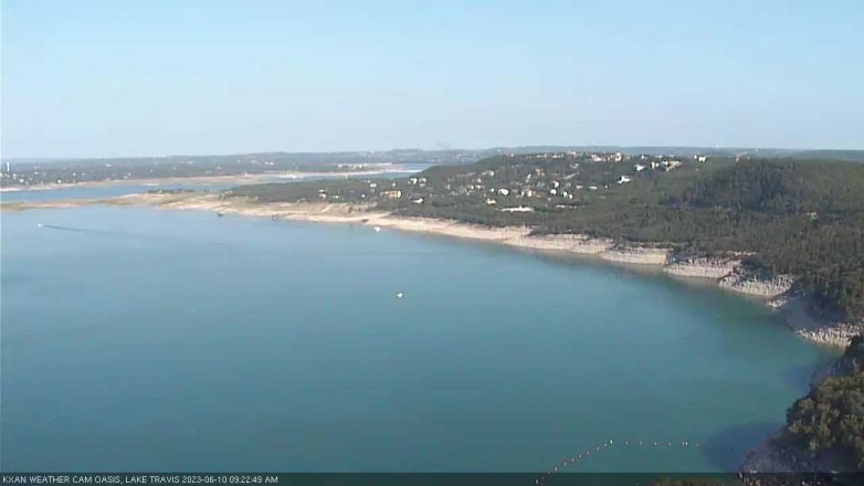 Lake Travis webcam, June 10, 2023 9:25 AM CT