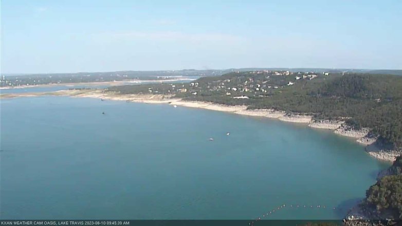 Lake Travis webcam, June 10, 2023 9:45 AM CT