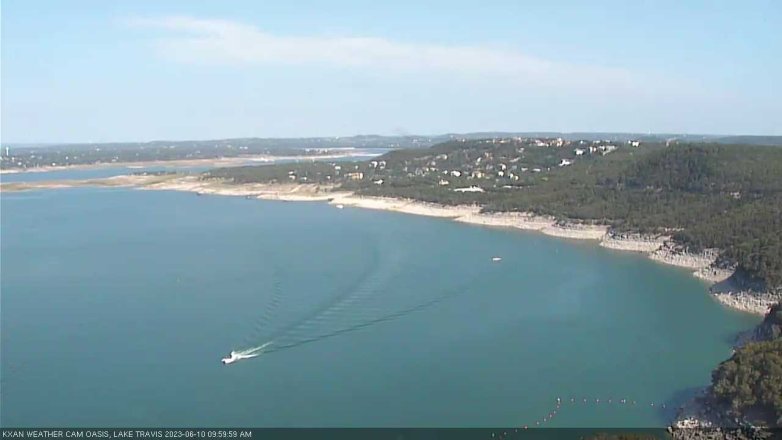 Lake Travis webcam, June 10, 2023 10:00 AM CT