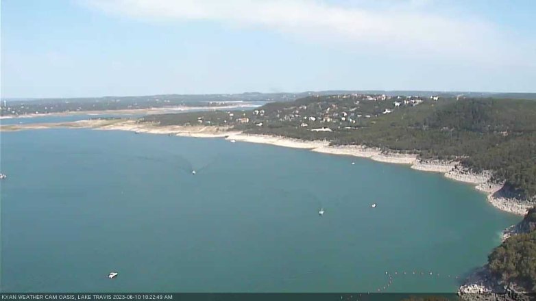 Lake Travis webcam, June 10, 2023 10:25 AM CT
