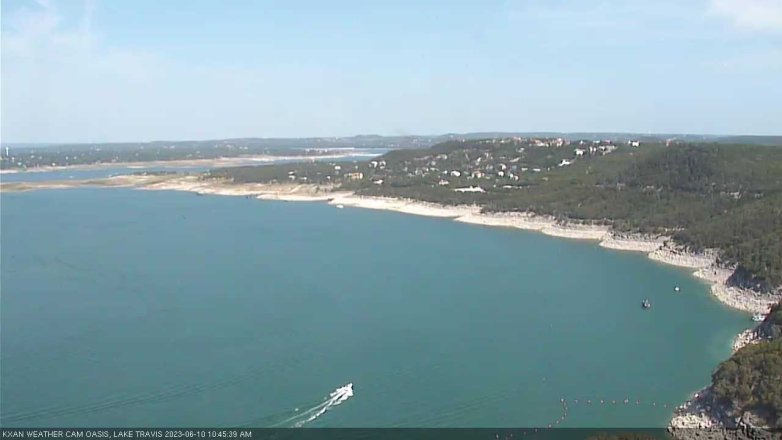 Lake Travis webcam, June 10, 2023 10:45 AM CT
