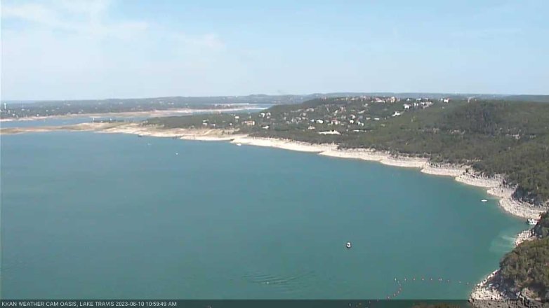Lake Travis webcam, June 10, 2023 11:00 AM CT