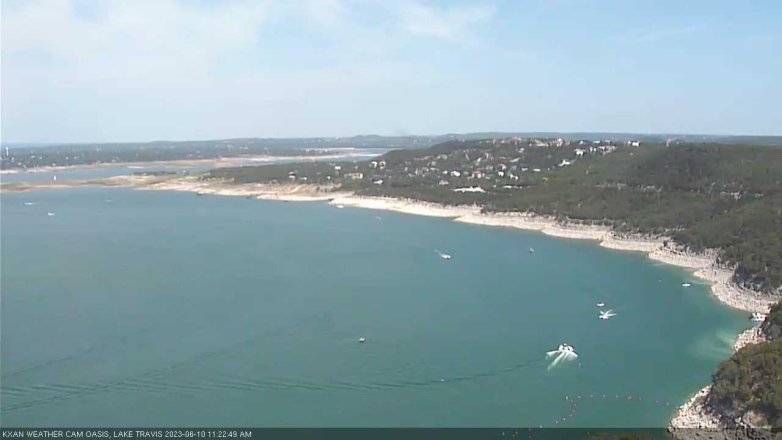 Lake Travis webcam, June 10, 2023 11:25 AM CT