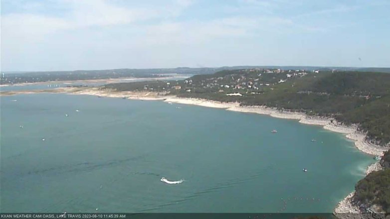 Lake Travis webcam, June 10, 2023 11:45 AM CT