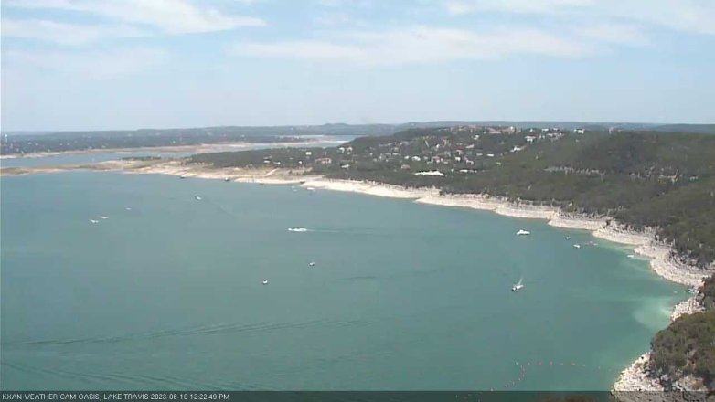 Lake Travis webcam, June 10, 2023 12:25 PM CT