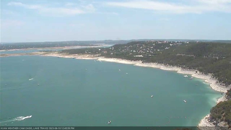 Lake Travis webcam, June 10, 2023 12:45 PM CT