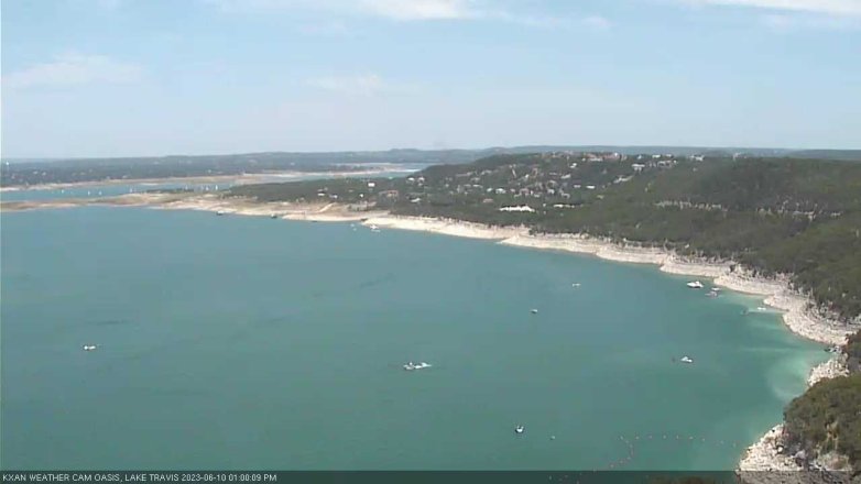 Lake Travis webcam, June 10, 2023 1:00 PM CT