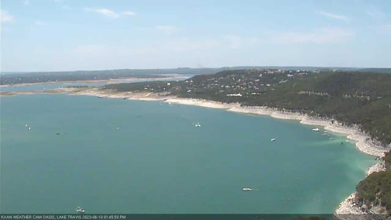 Lake Travis webcam, June 10, 2023 1:45 PM CT