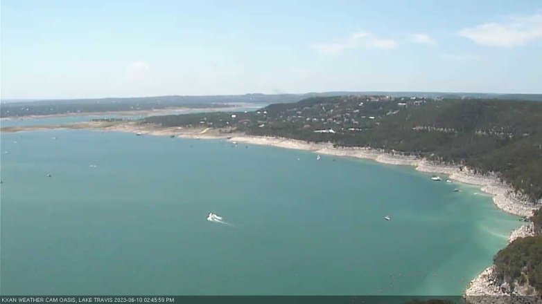 Lake Travis webcam, June 10, 2023 2:45 PM CT