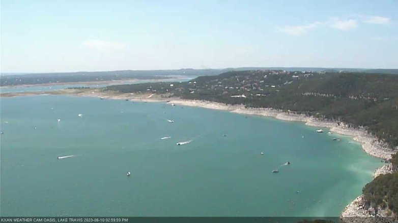 Lake Travis webcam, June 10, 2023 3:00 PM CT