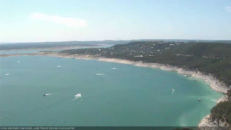 Lake Travis webcam, June 10, 2023 3:25 PM CT
