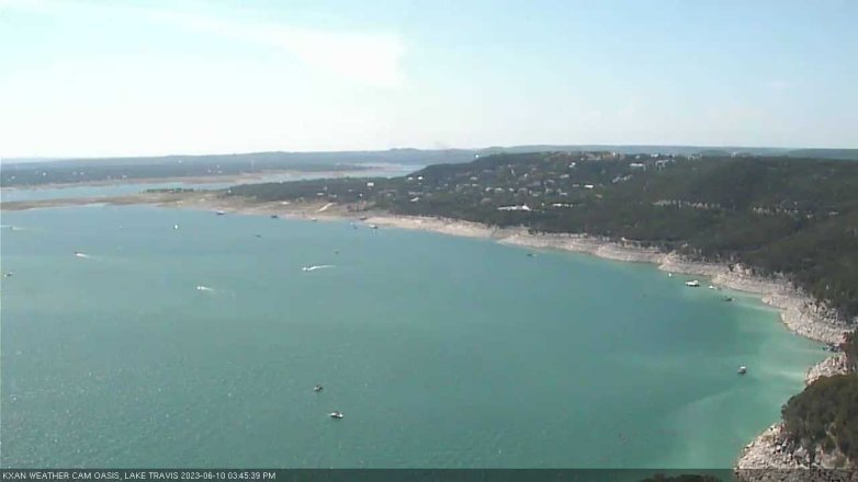 Lake Travis webcam, June 10, 2023 3:45 PM CT